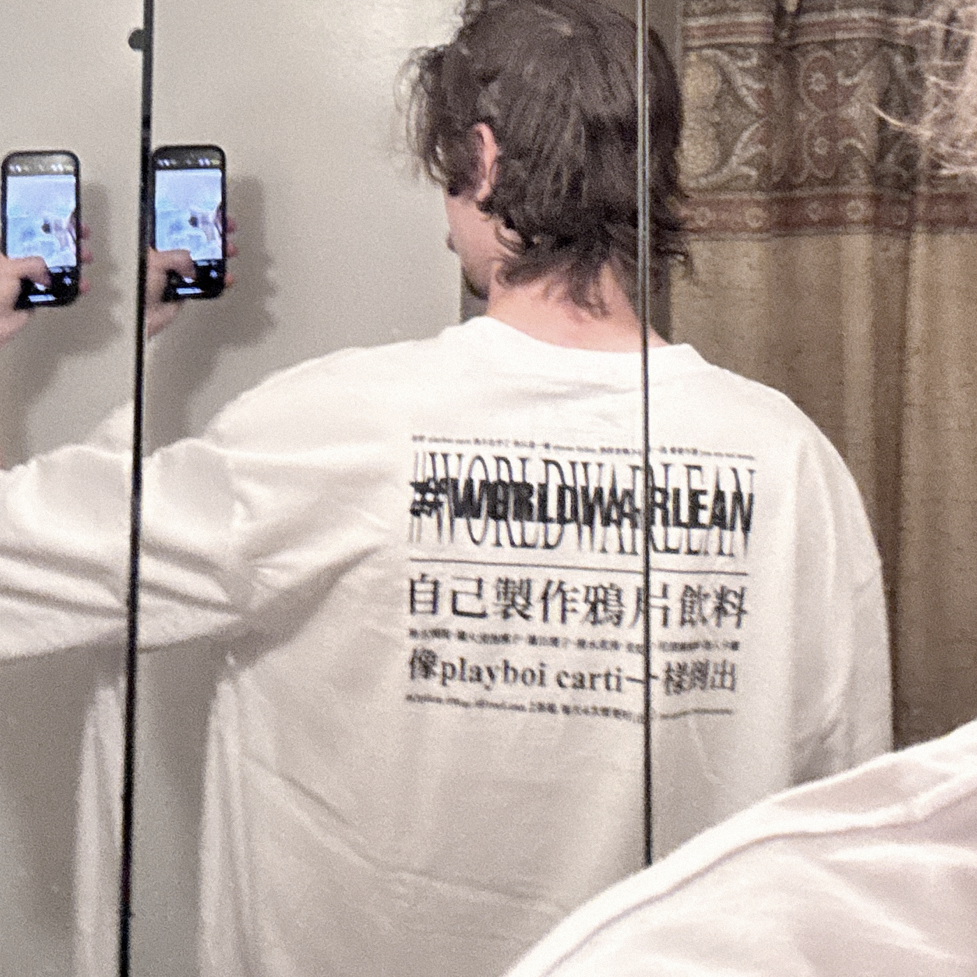 #WORLDWARLEAN Oversized T-Shirt