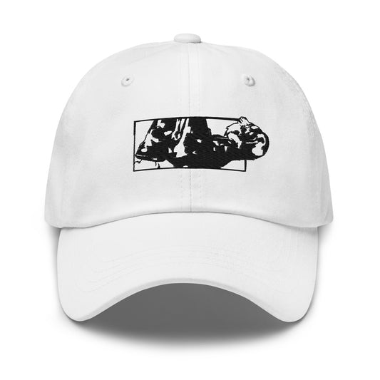 Saint Sleep Baseball Hat — White