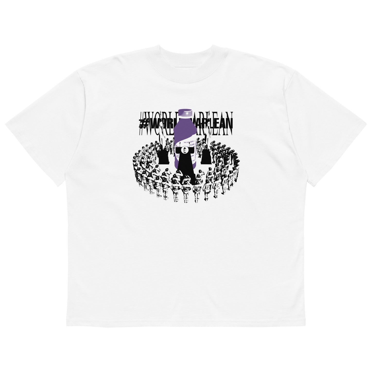 #WORLDWARLEAN Oversized T-Shirt